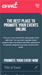 Mobile Screenshot of evvnt.com